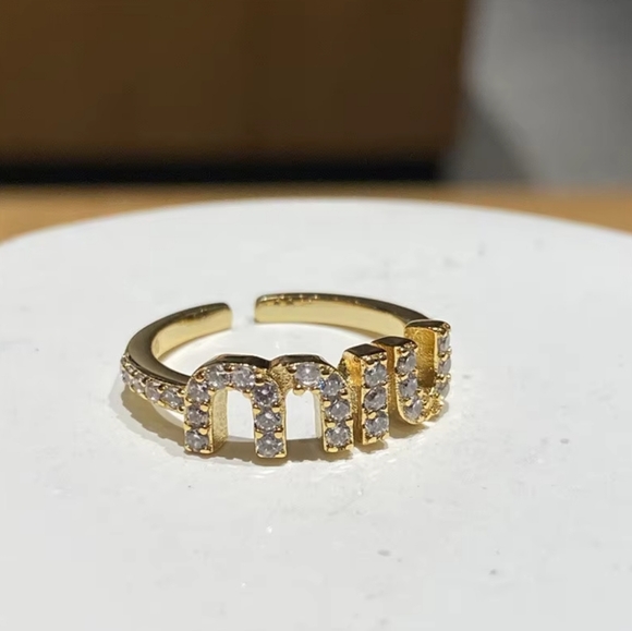 SPARKLE LOGO RING - Picture 2 of 9